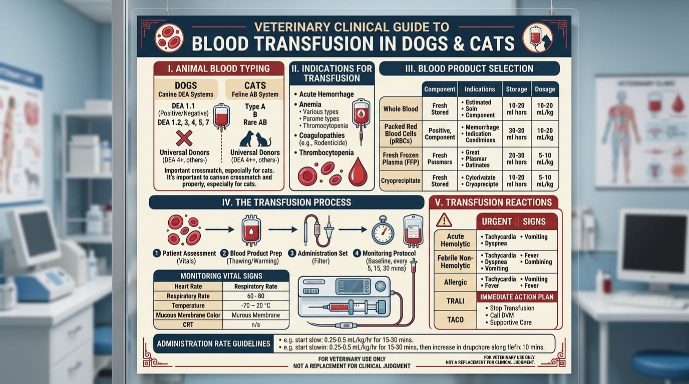 Transfusion reaction recognition and management algorithm from mild to severe