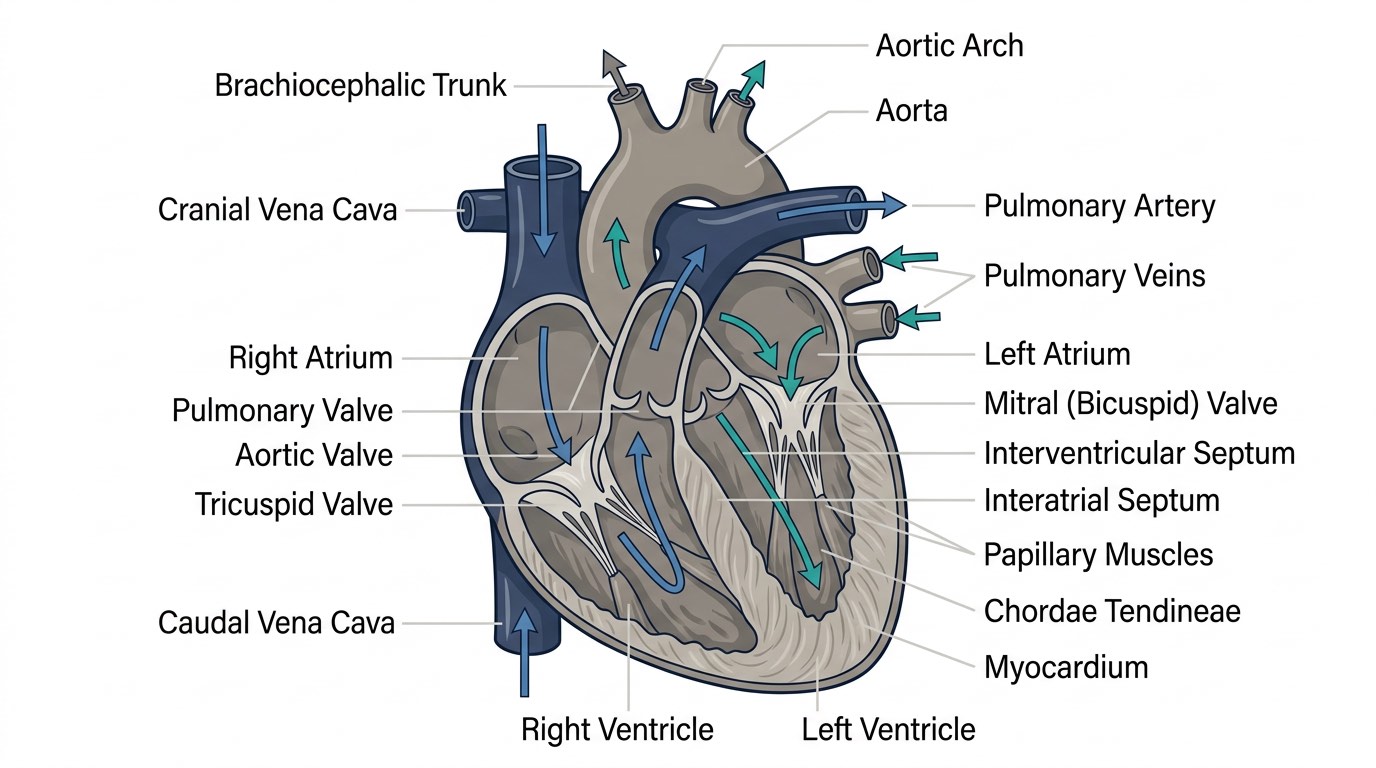 Medical diagram — Congestive Heart Failure Dogs