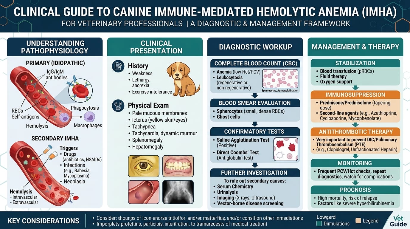 IMHA anticoagulation protocol: heparin dosing and thromboelastography (TEG) hypercoagulable pattern