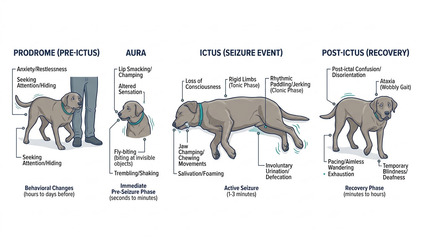 Medical anatomy diagram — Seizure Disorders Dogs
